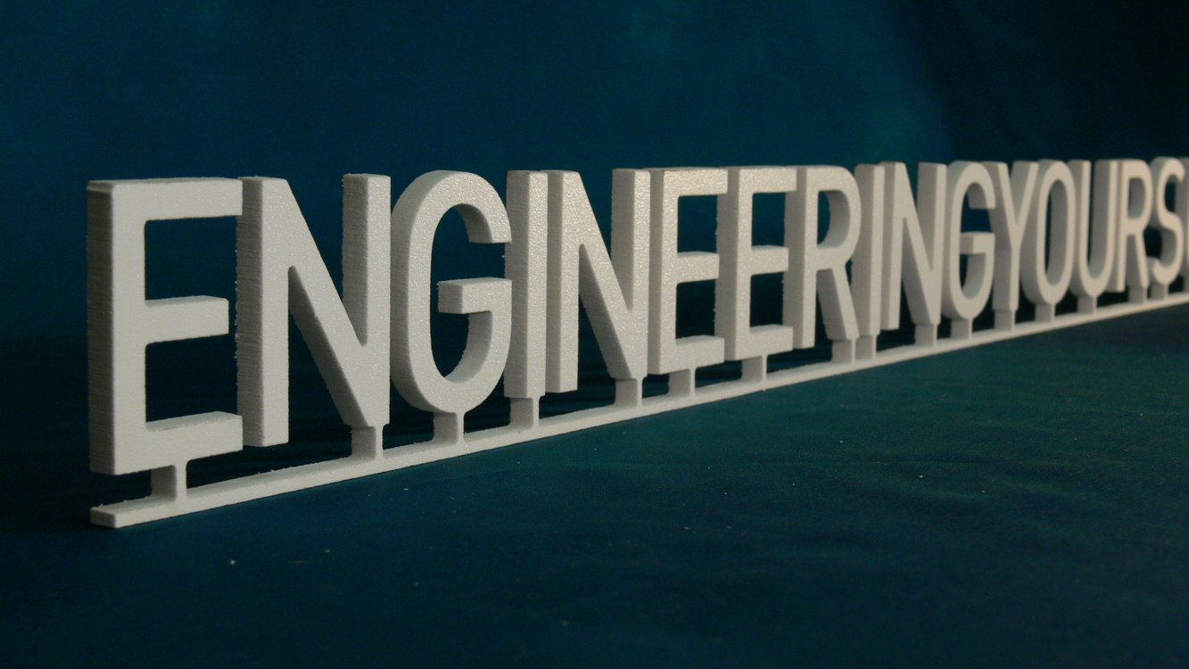 Nápis Engineeringyousucces